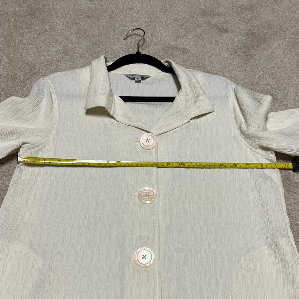 Cream Multiples Button-Up Jacket - Picture 8 of 13
